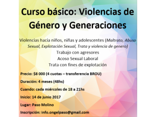 Curso sobre “Violencia de género y generaciones”